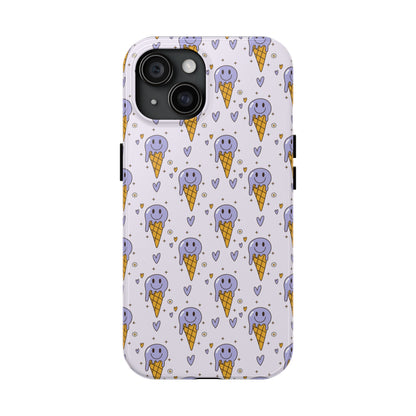 Blueberry Ice Cream Tough iPhone Case