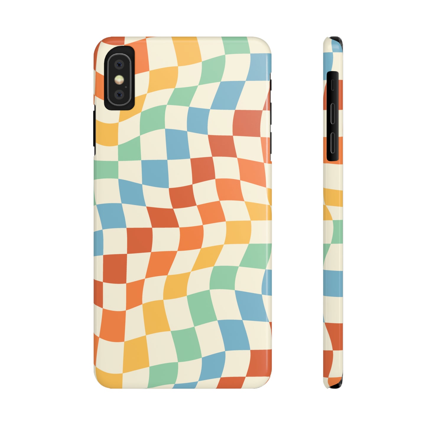 Retro Crazy Checkers Snap Case