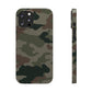 Dark Camouflage Snap Case