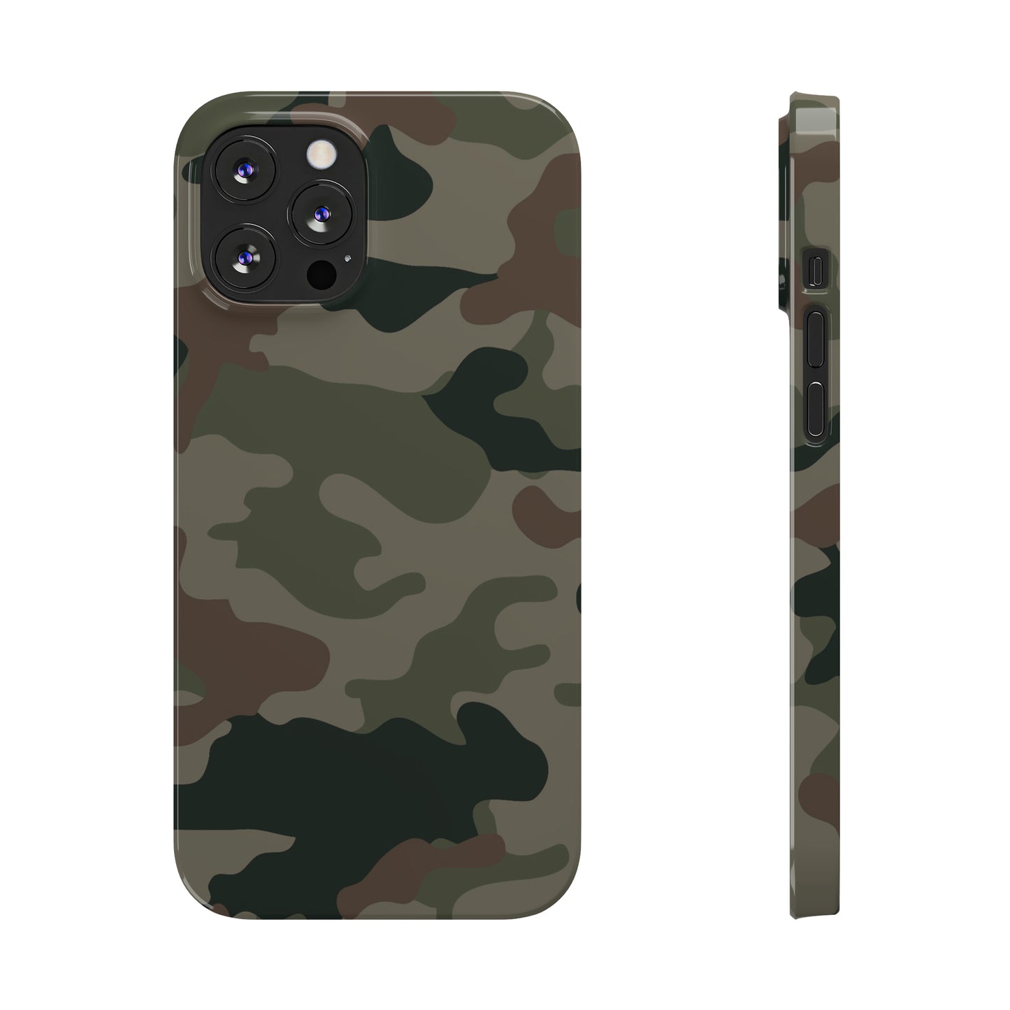 Dark Camouflage Snap Case