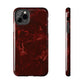 Red stone pattern Tough Case