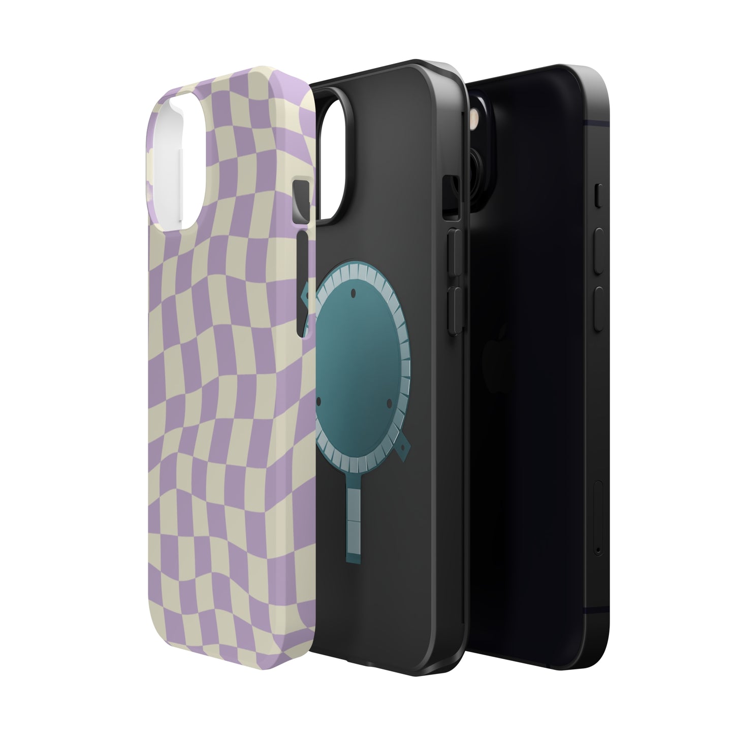 Lavender Crazy Checkers MagSafe Tough Case