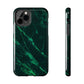 Dark green marble pattern Tough Case