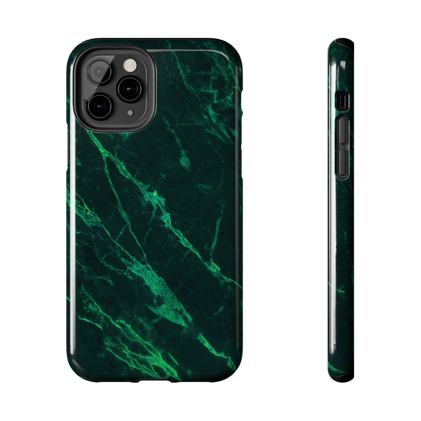 Dark green marble pattern Tough Case