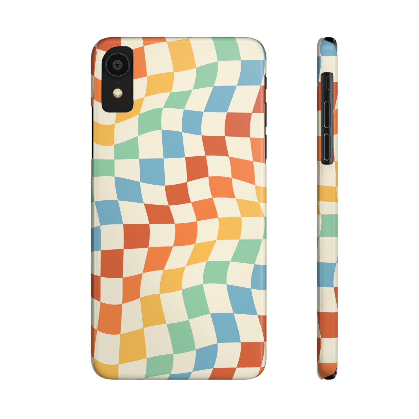 Retro Crazy Checkers Snap Case