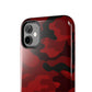 Red Camouflage Tough Case