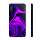 Purple liquid marble pattern Tough Case