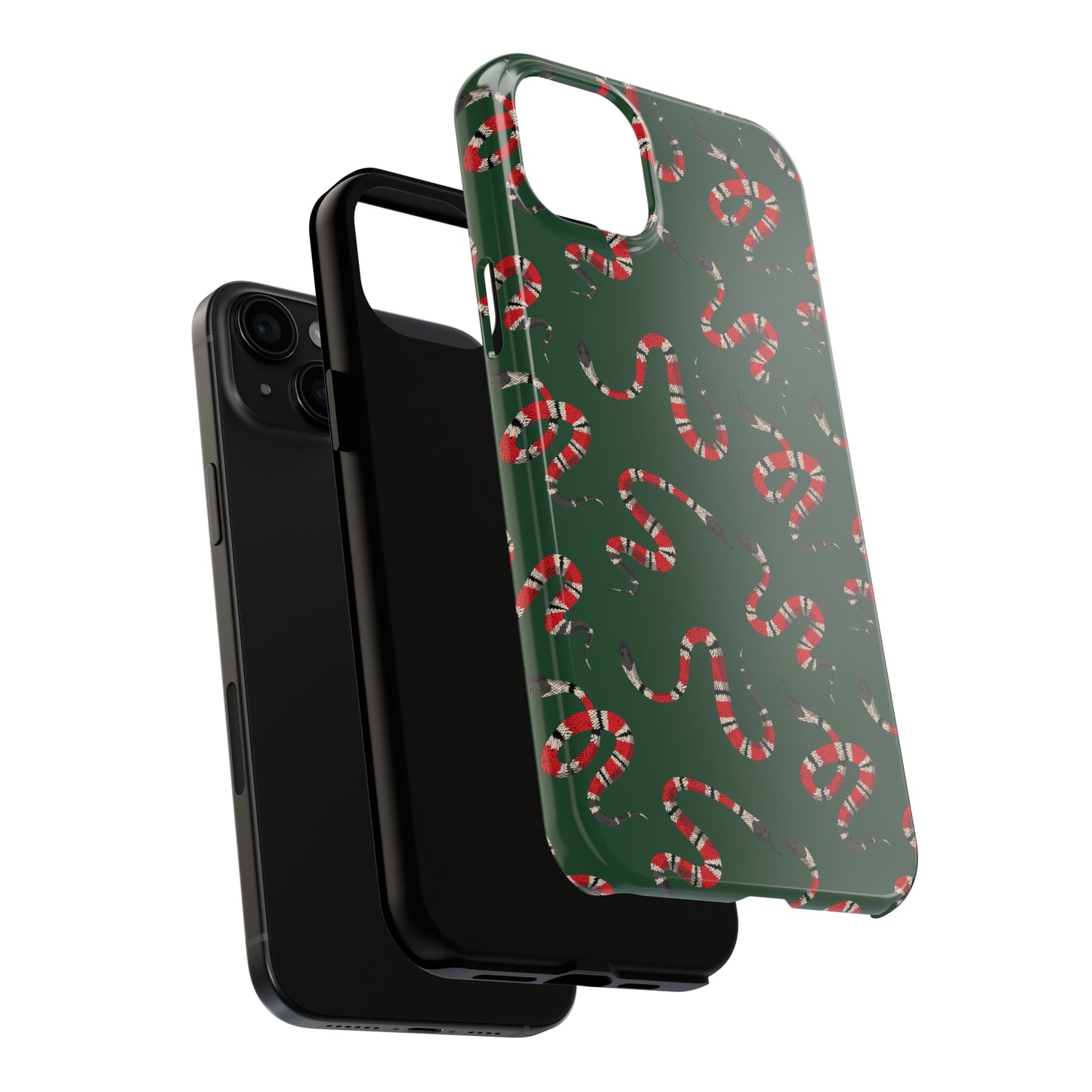 Snake Pattern Tough iPhone Case