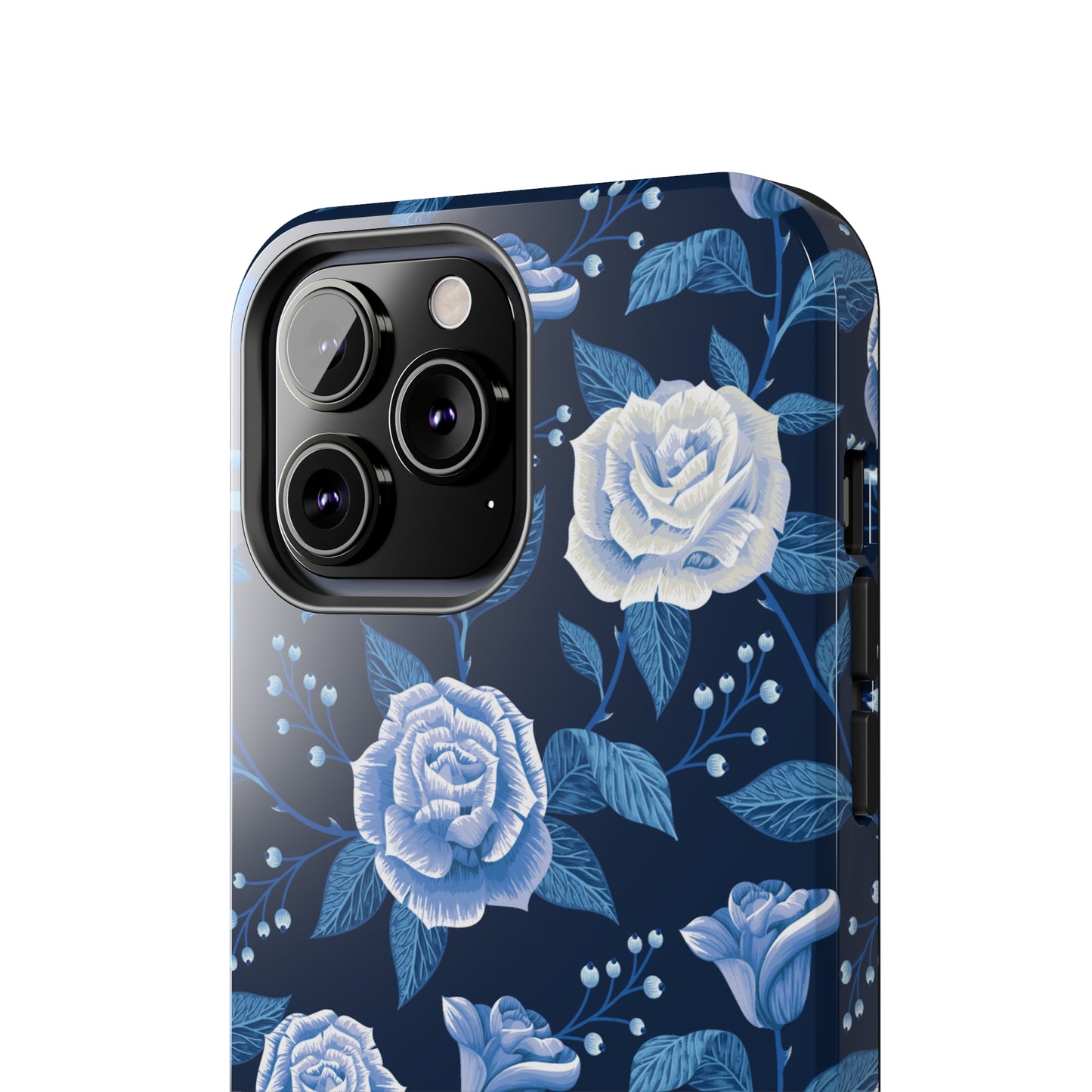 Midnight Rose Tough iPhone Case