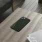 Green Grid Snap Case