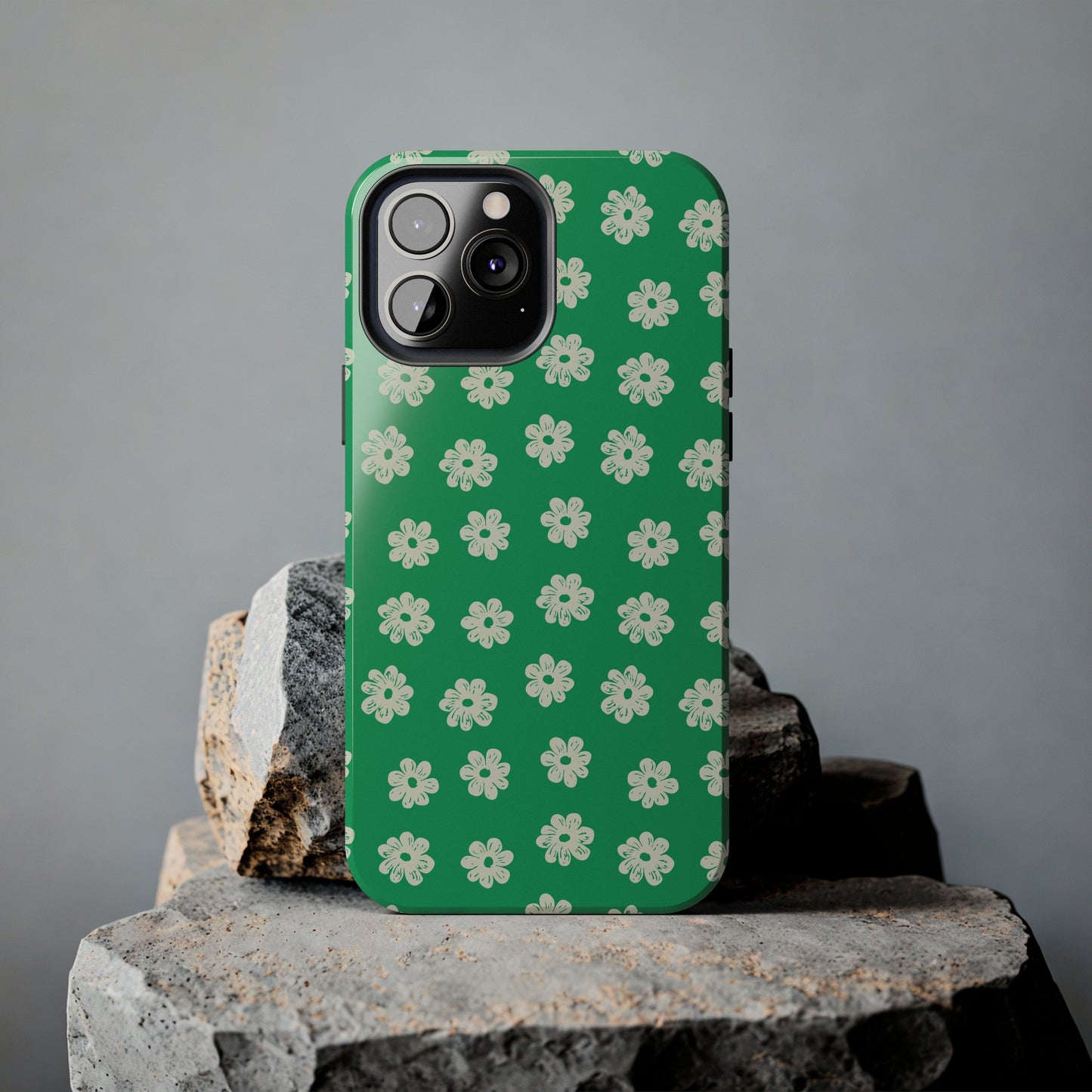 Retro Floral Tough iPhone Case