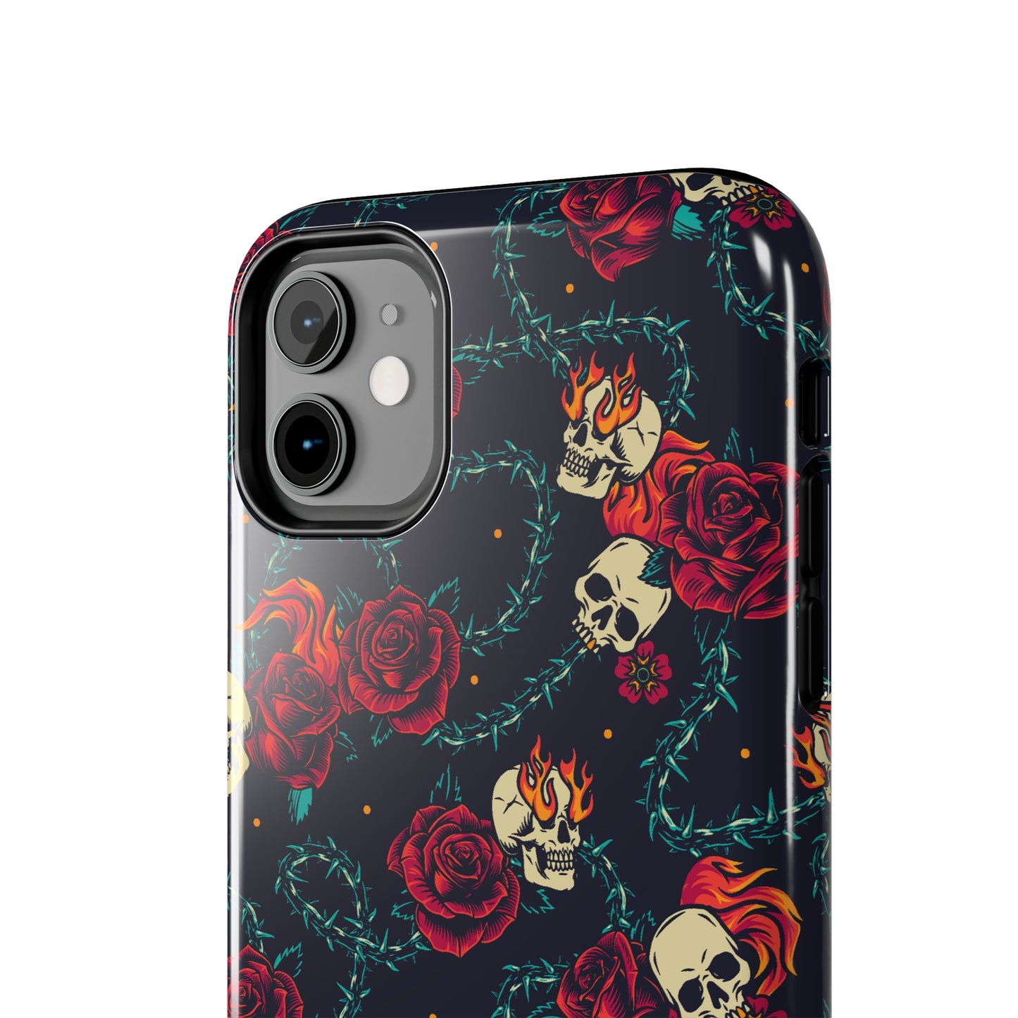 Skulls & Roses Tough iPhone Case