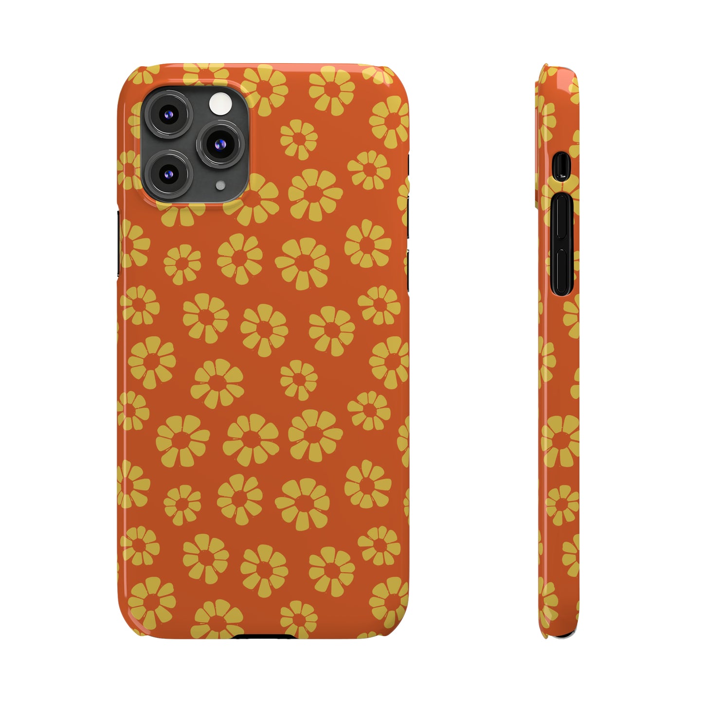 Maio laranja Pattern Snap Case