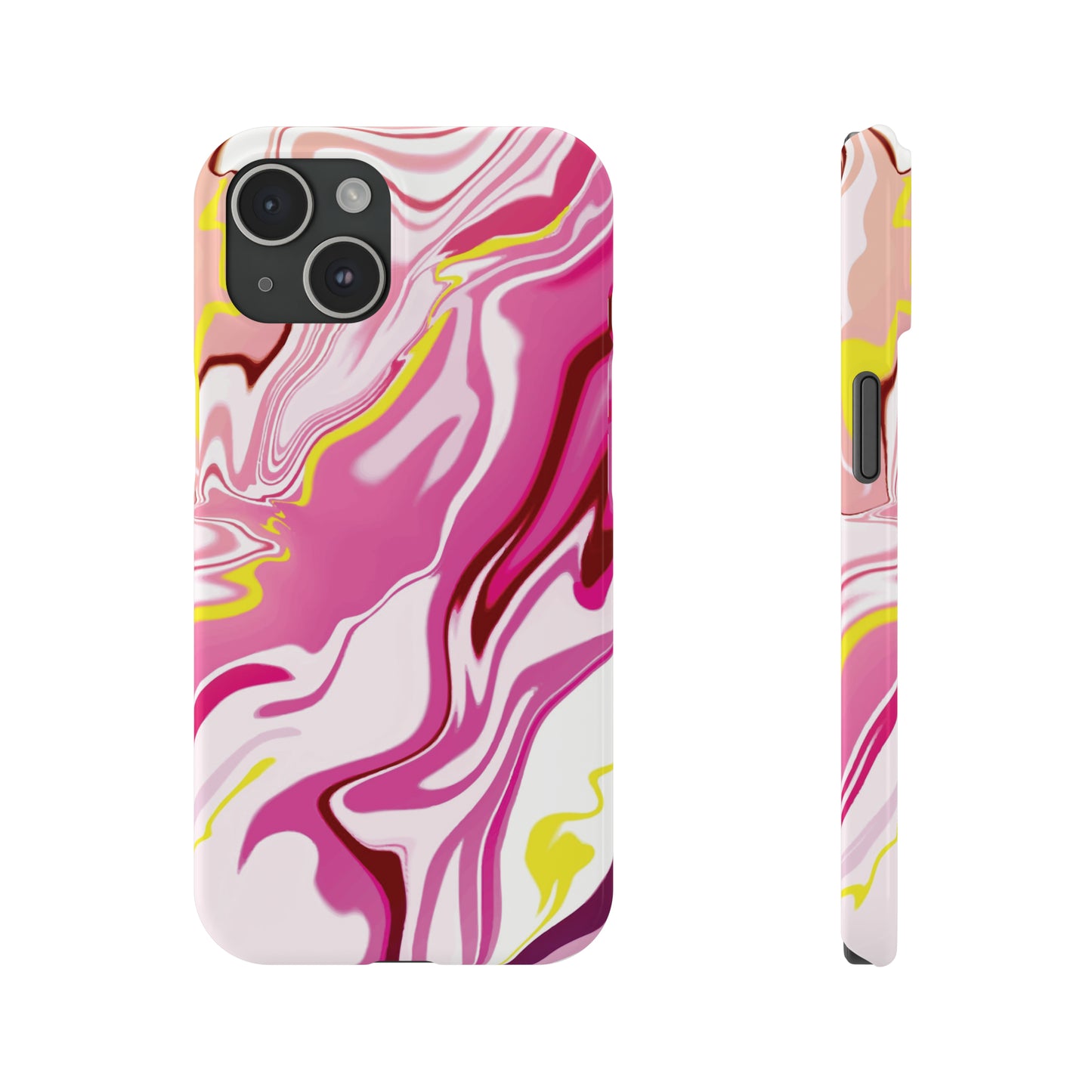 Acid marble pattern Snap Case