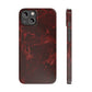 Red stone pattern Snap Case