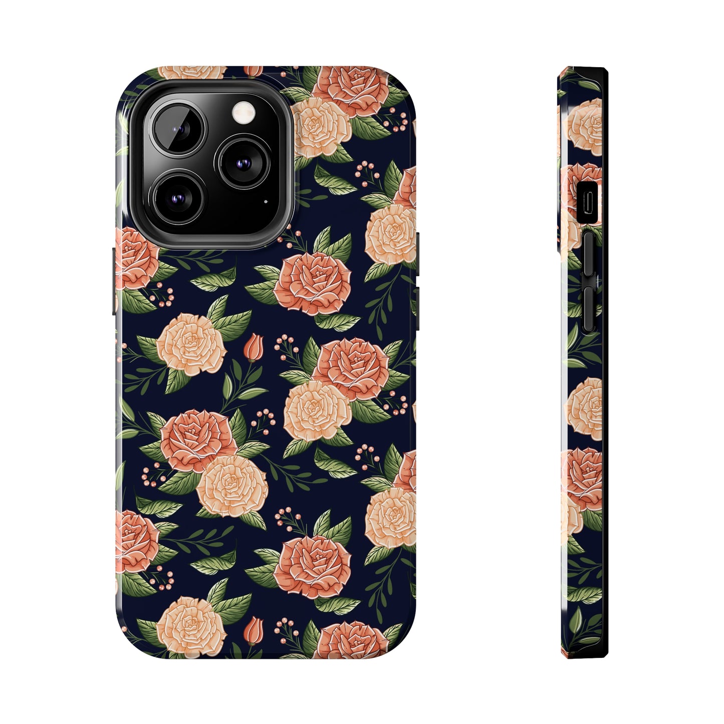 Vintage Rose Tough iPhone Case