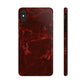 Red stone pattern Tough Case