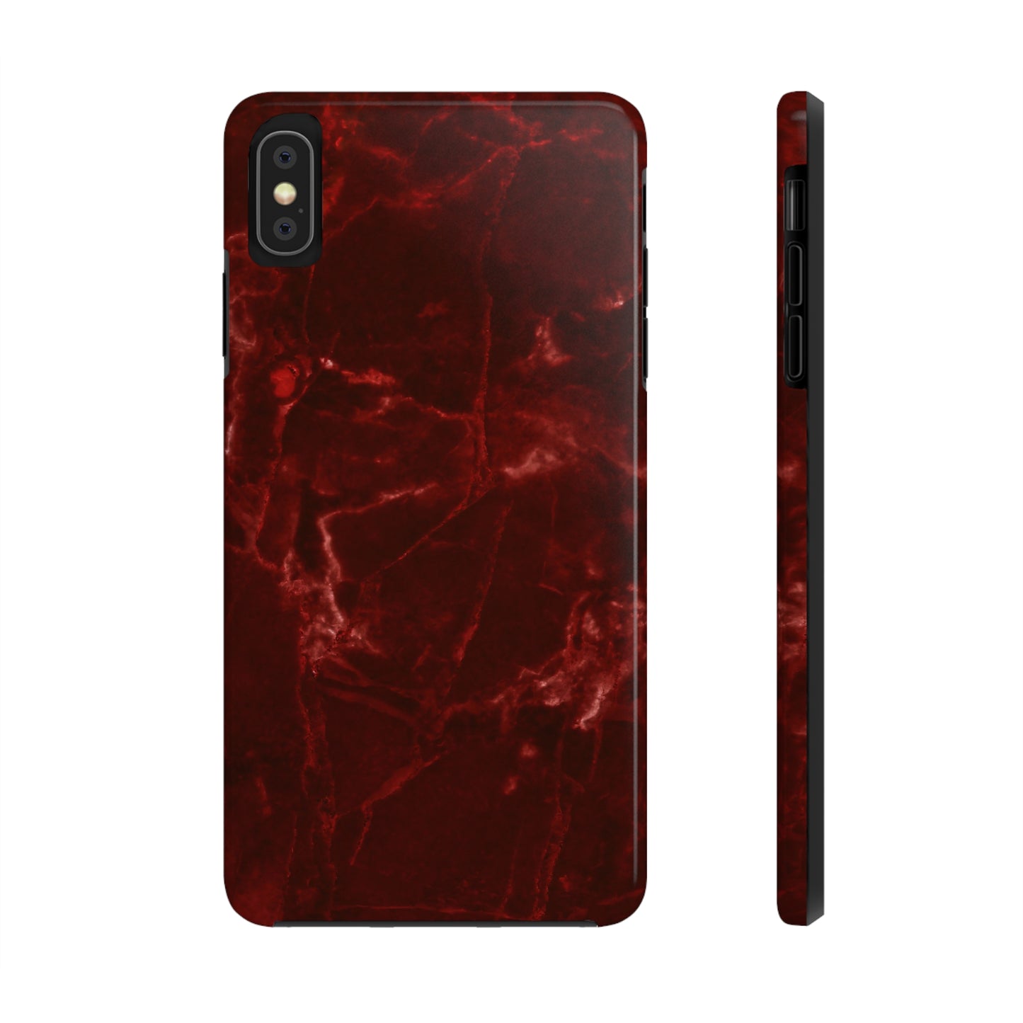 Red stone pattern Tough Case