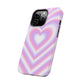 Blurred Heart Tough iPhone Case