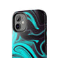 Aqua liquid marble pattern Tough Case