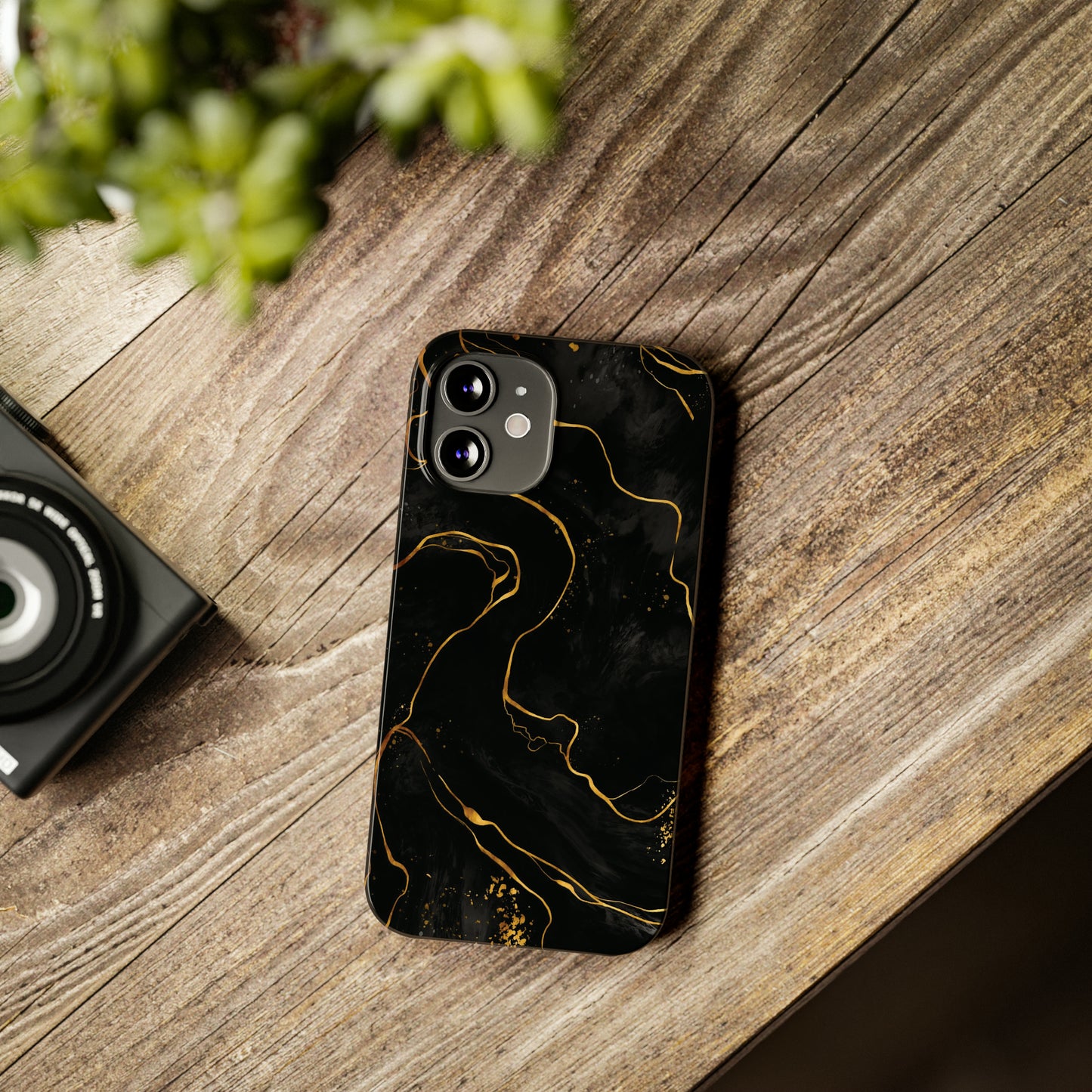 Black Mirage Snap Case