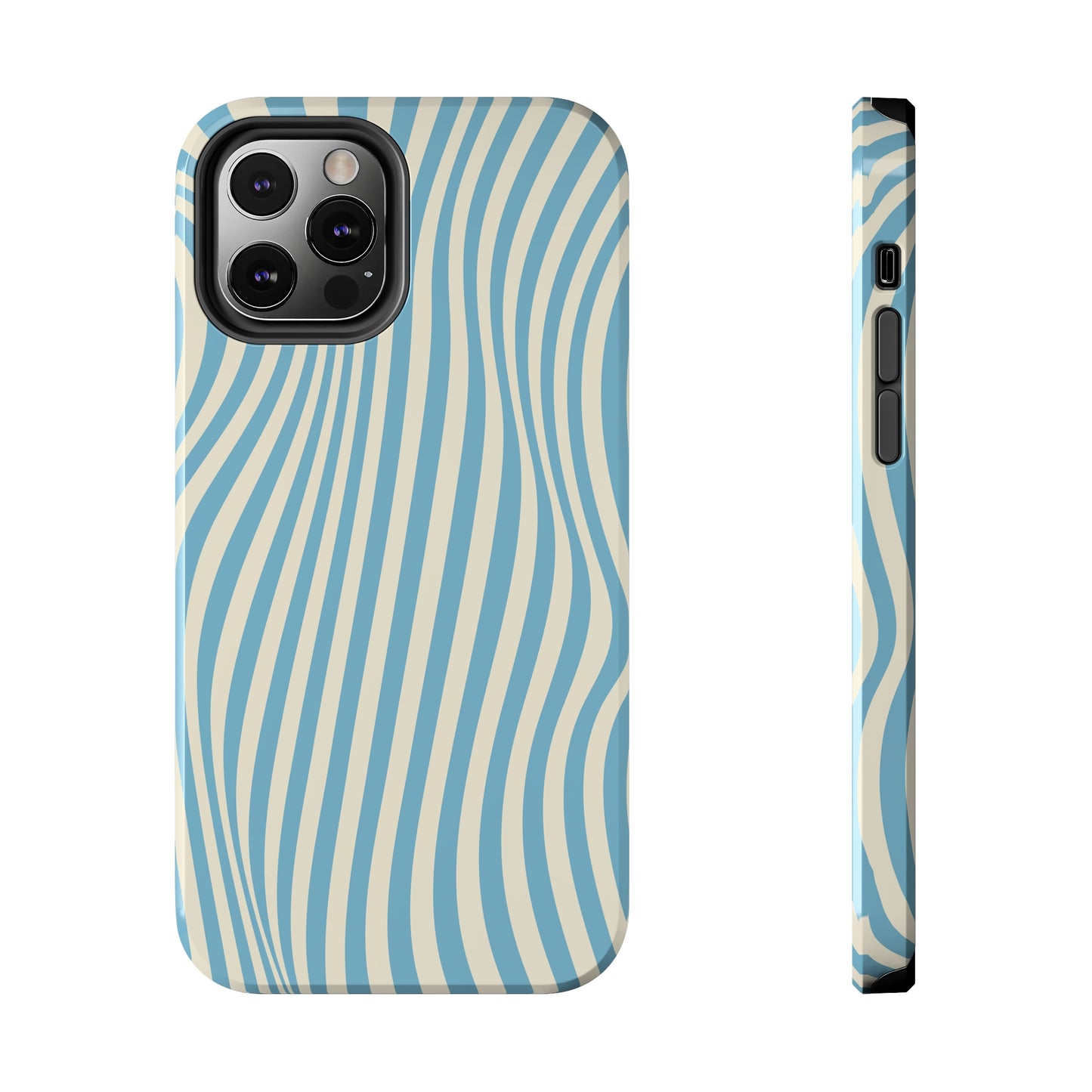 Aqua Swirl Tough iPhone Case