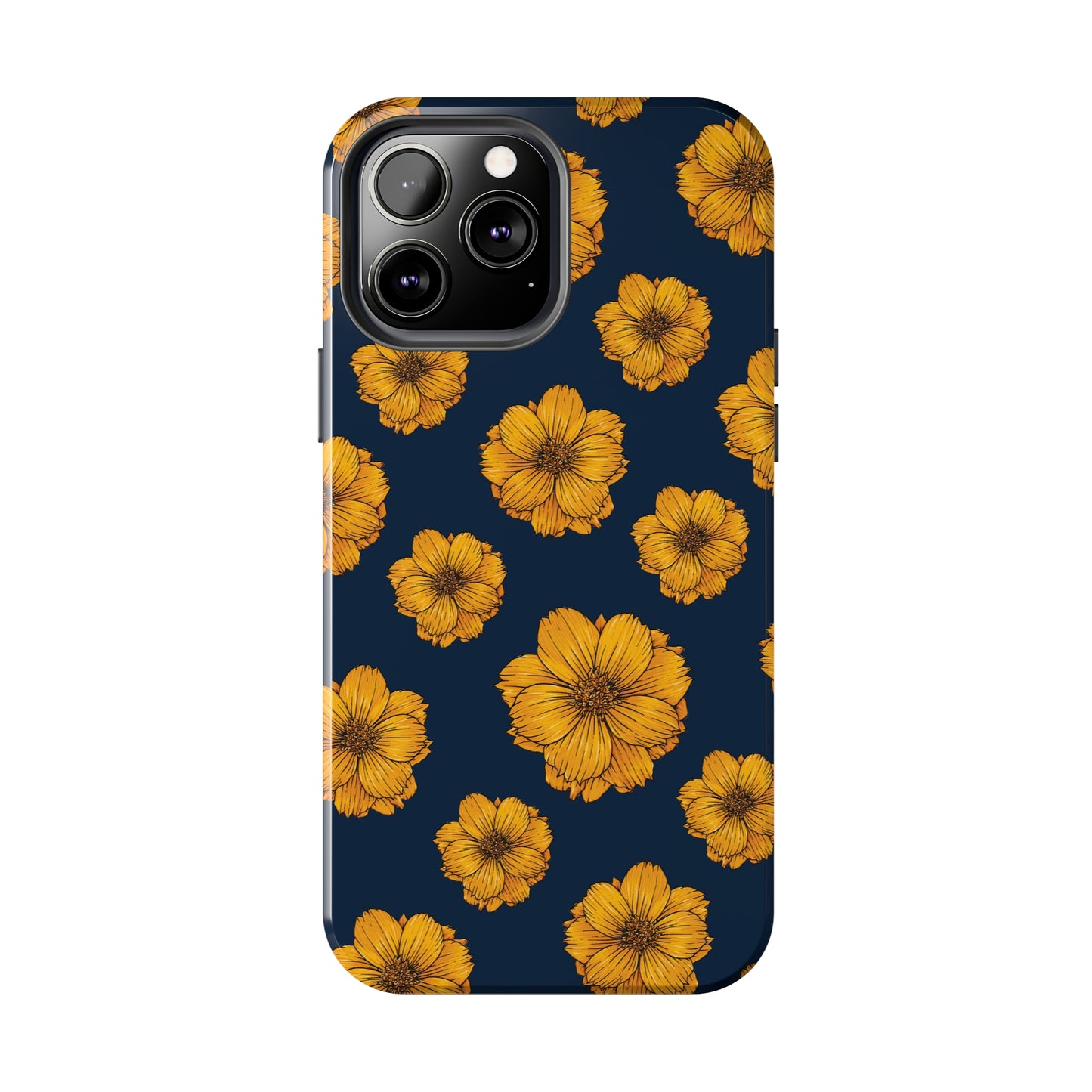 Sunflower Glimmer Tough iPhone Case