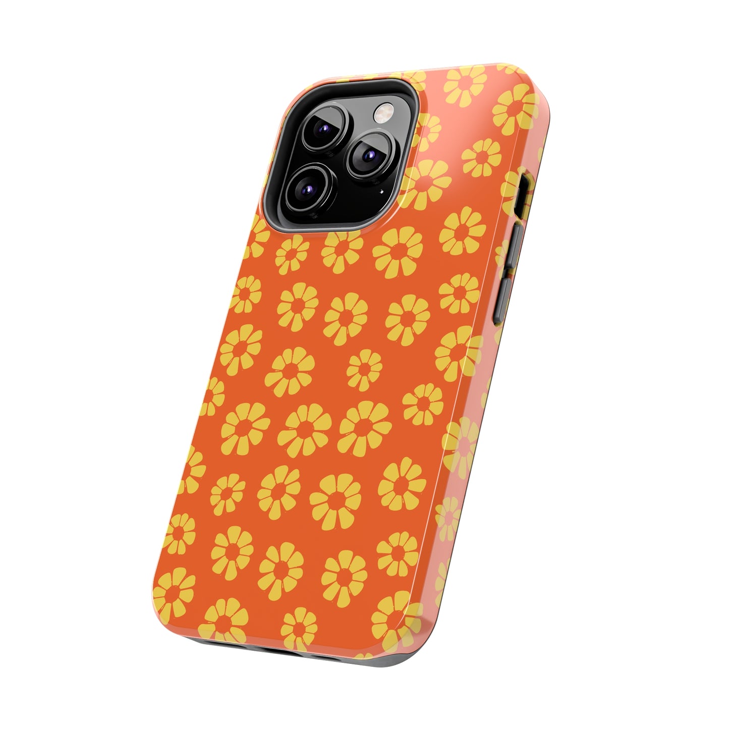 Maio laranja Pattern Tough iPhone Case