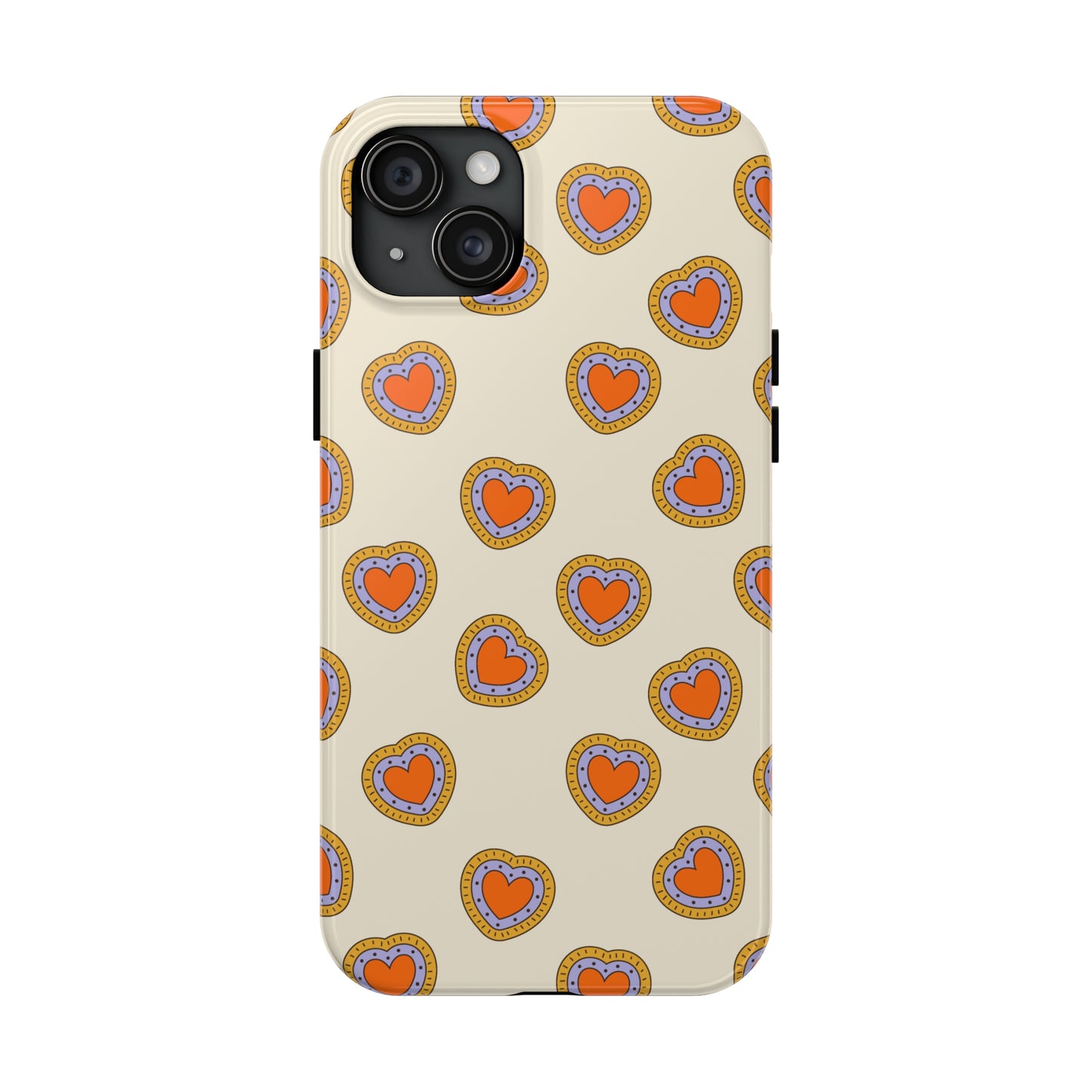 Groovy Heart Tough iPhone Case