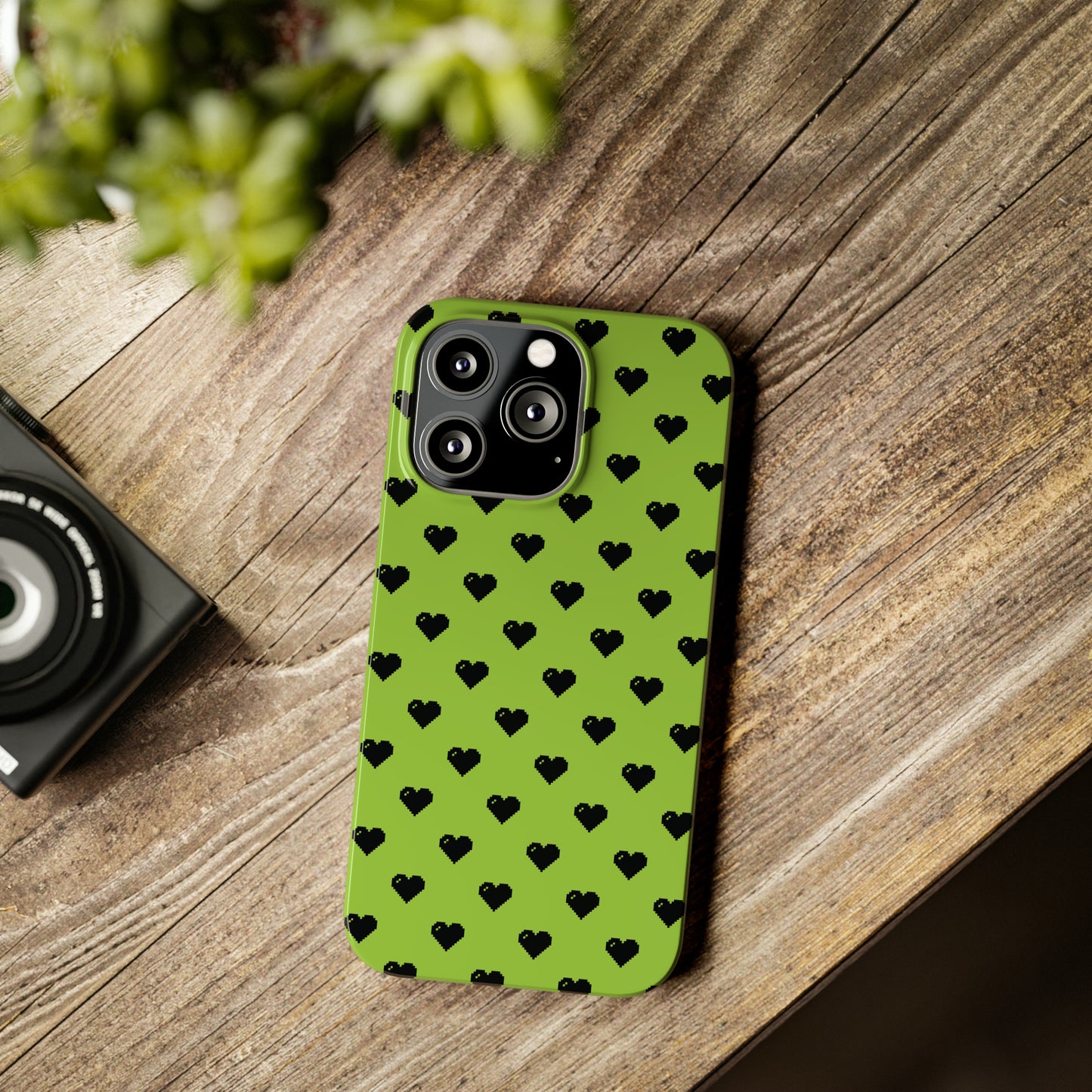 Pixelated Heart Snap Case