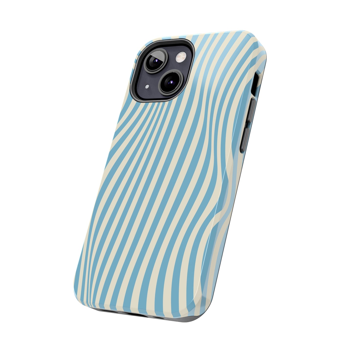 Aqua Swirl Tough iPhone Case