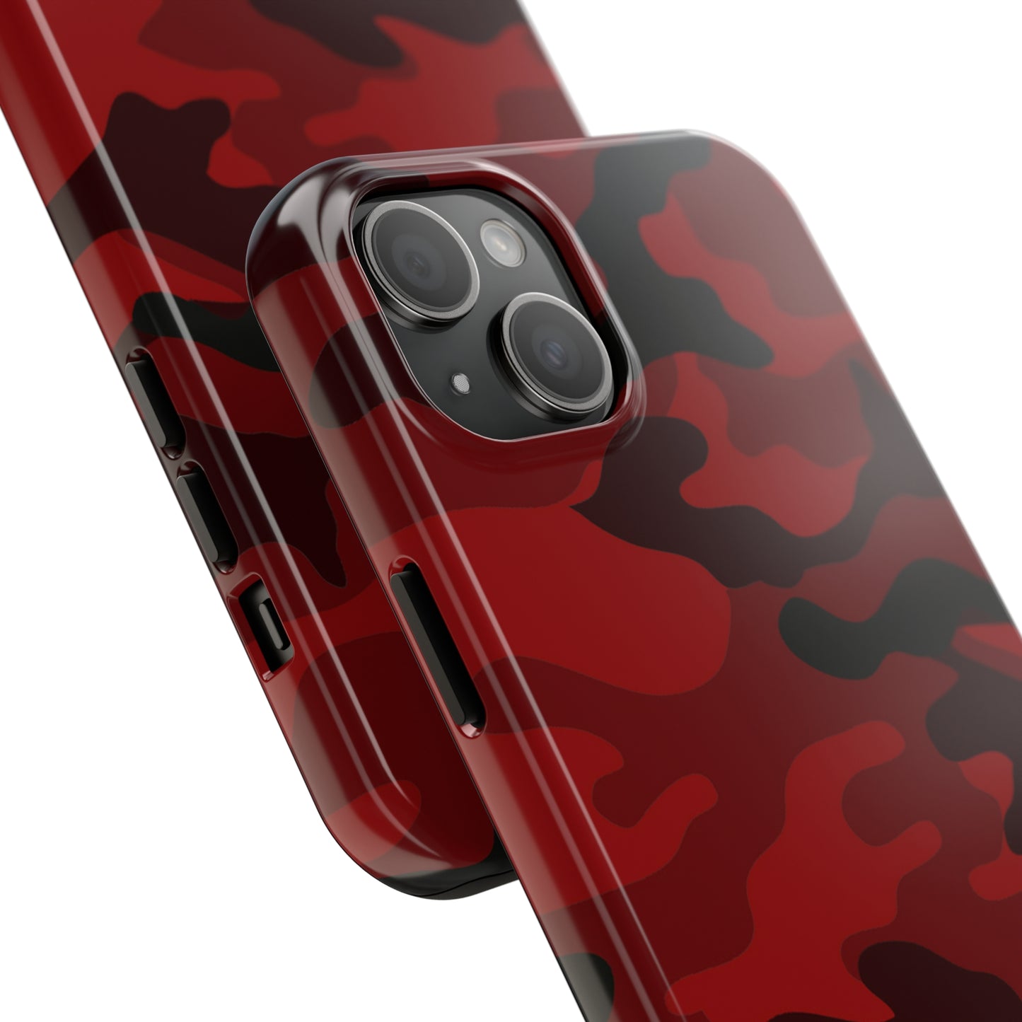 Red Camouflage Tough Case