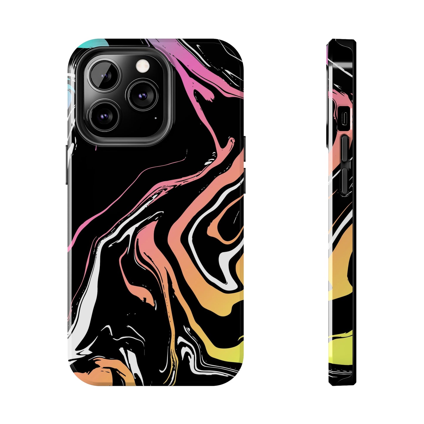 Acid marble pattern Tough Case