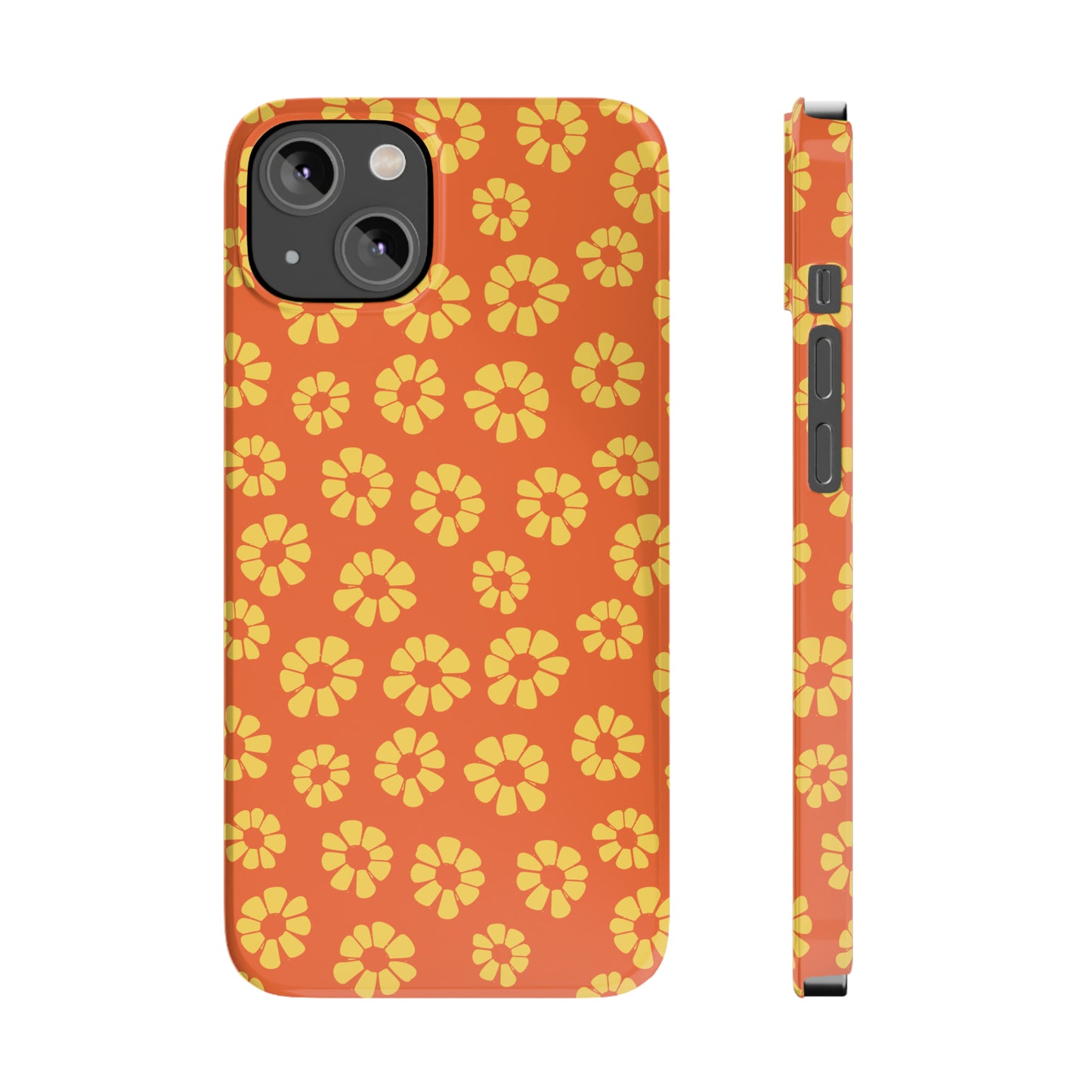 Maio laranja Pattern Snap Case