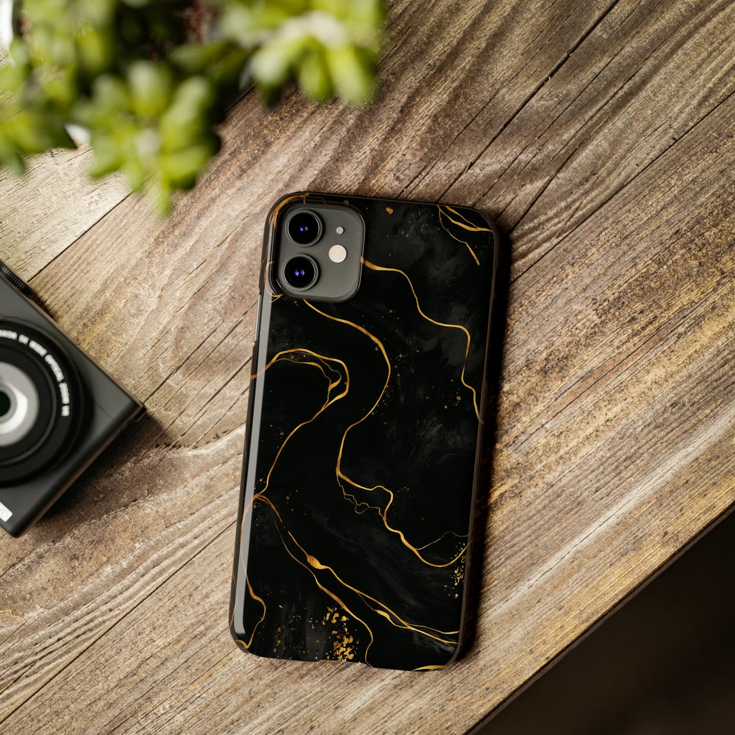 Black Mirage Snap Case