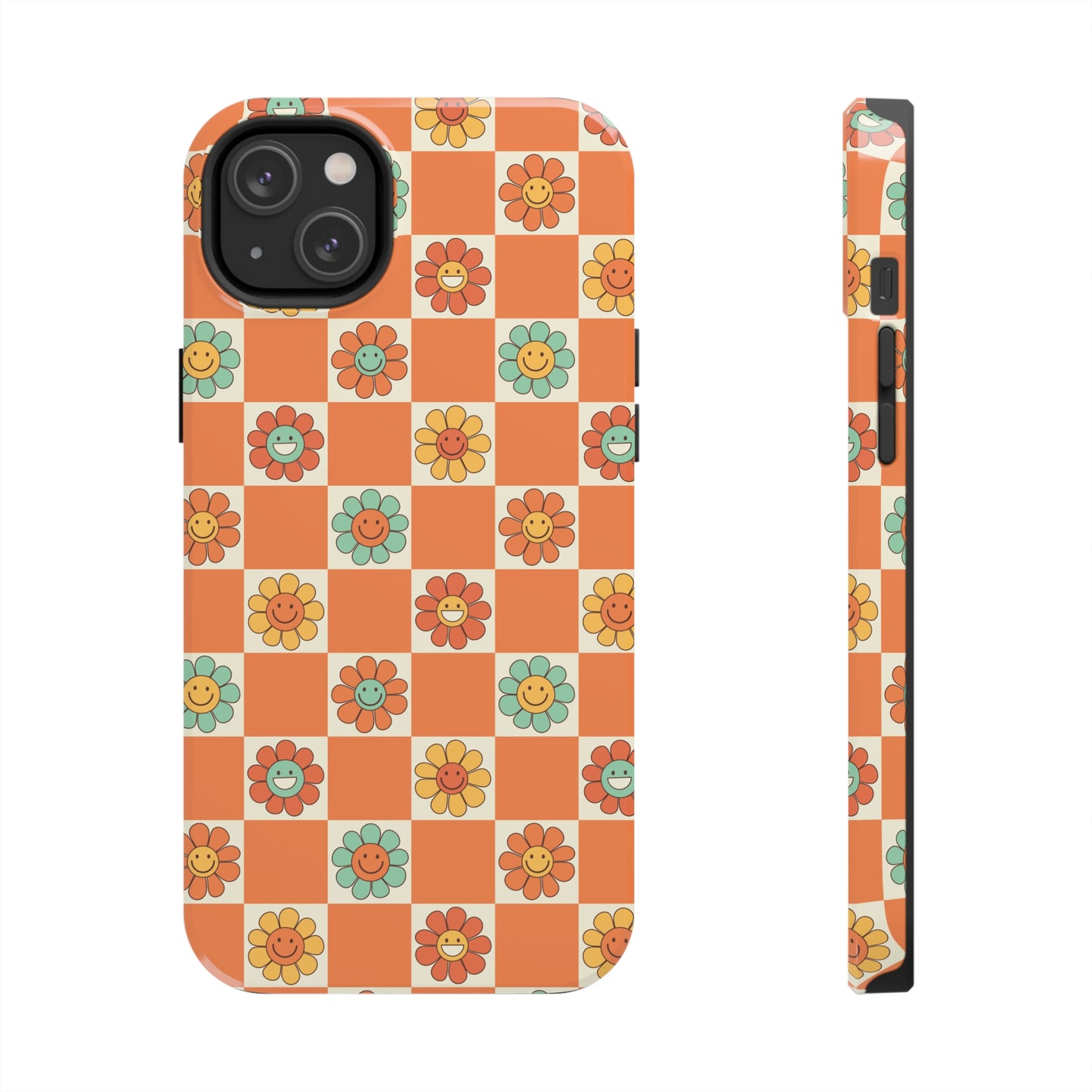 Retro Daisies Tough iPhone Case