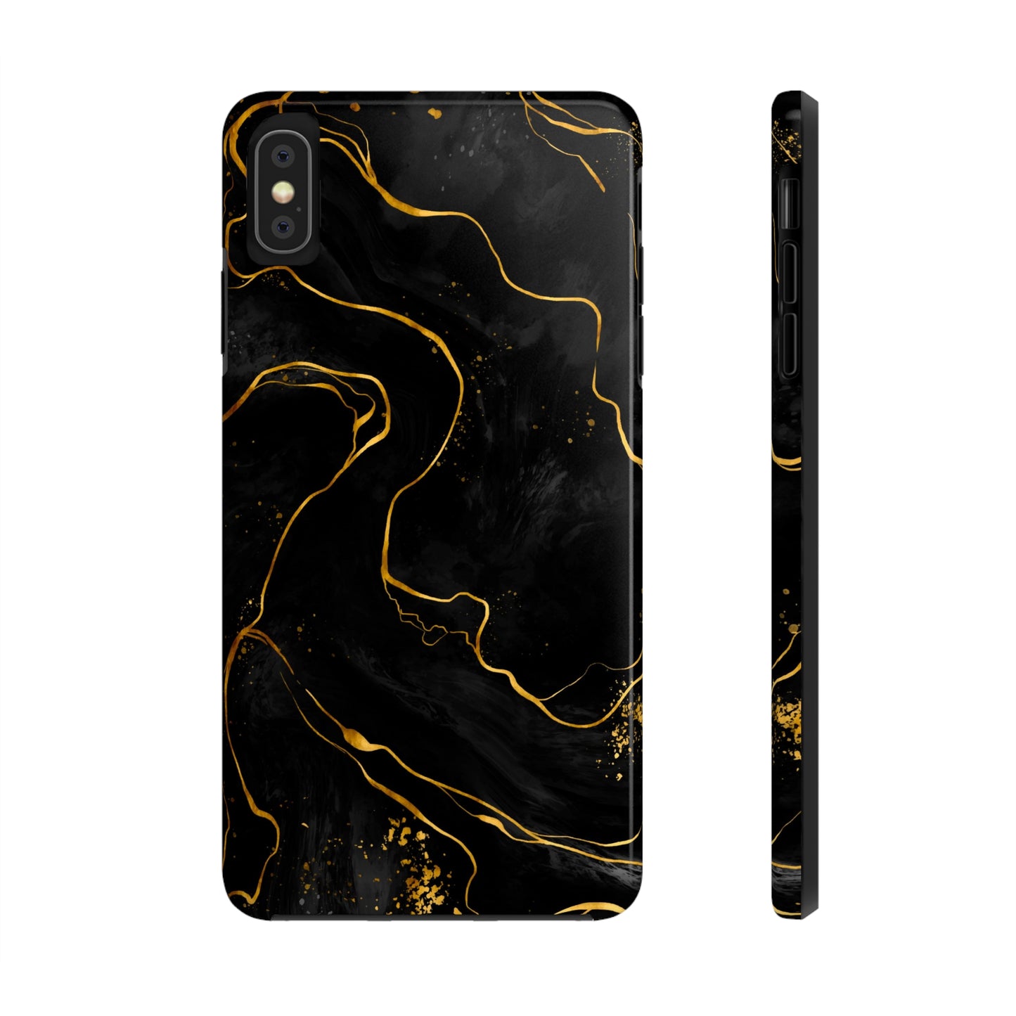 Black Mirage Tough iPhone Case