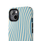 Aqua Swirl Tough iPhone Case