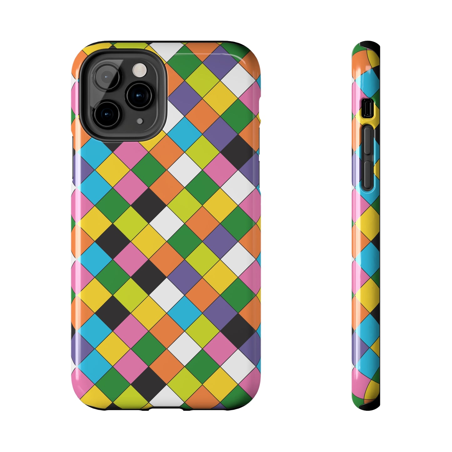 Cross Checkers Tough iPhone Case