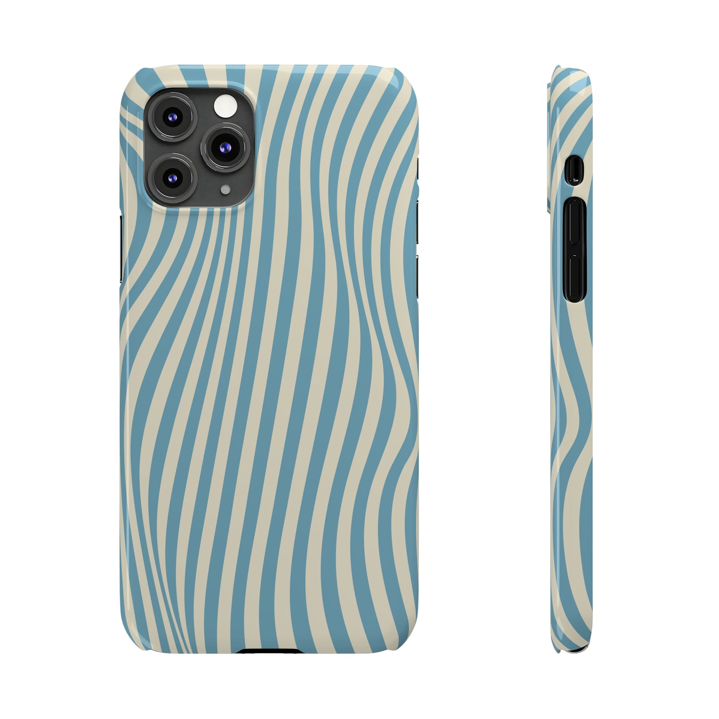 Aqua Swirl Snap Case