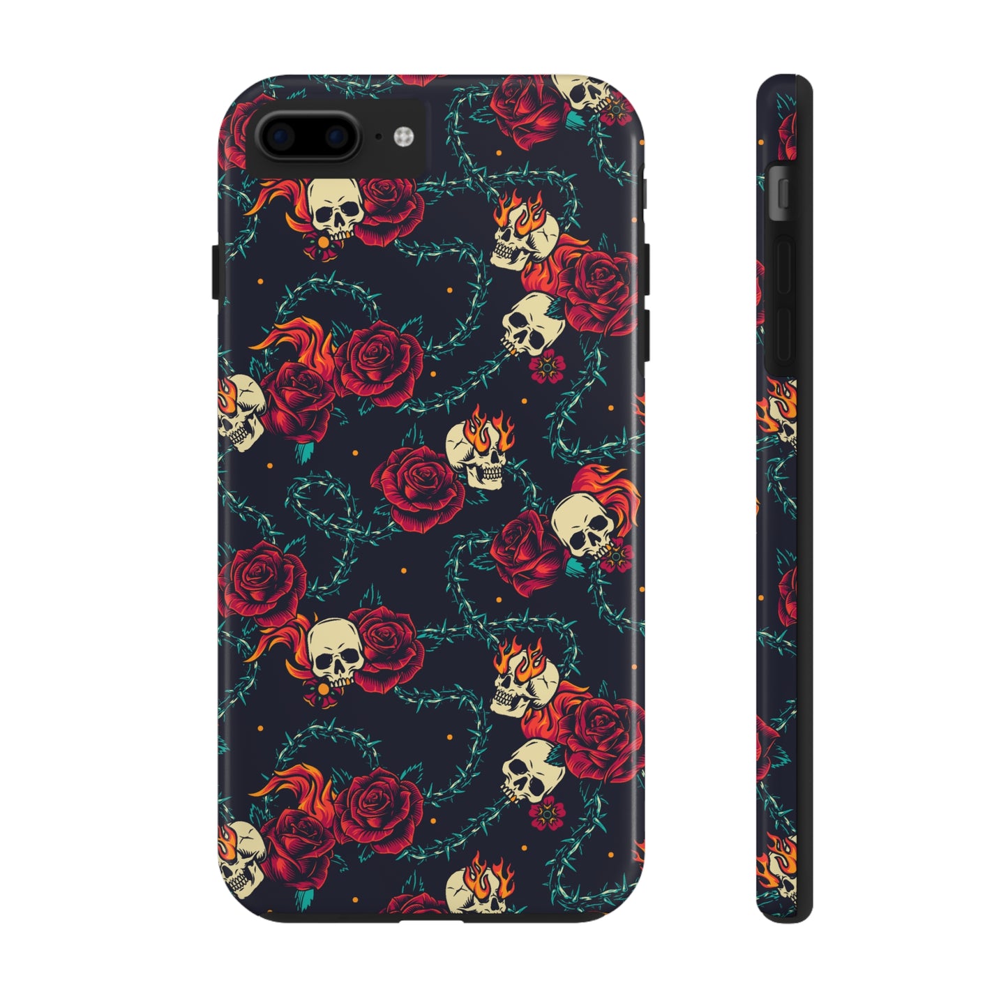 Skulls & Roses Tough iPhone Case