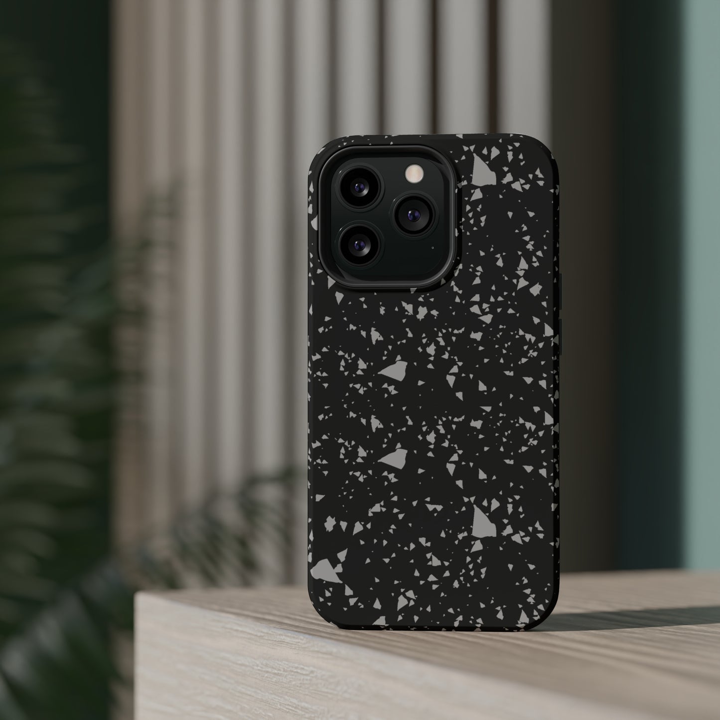 Black Terrazzo MagSafe Tough Case