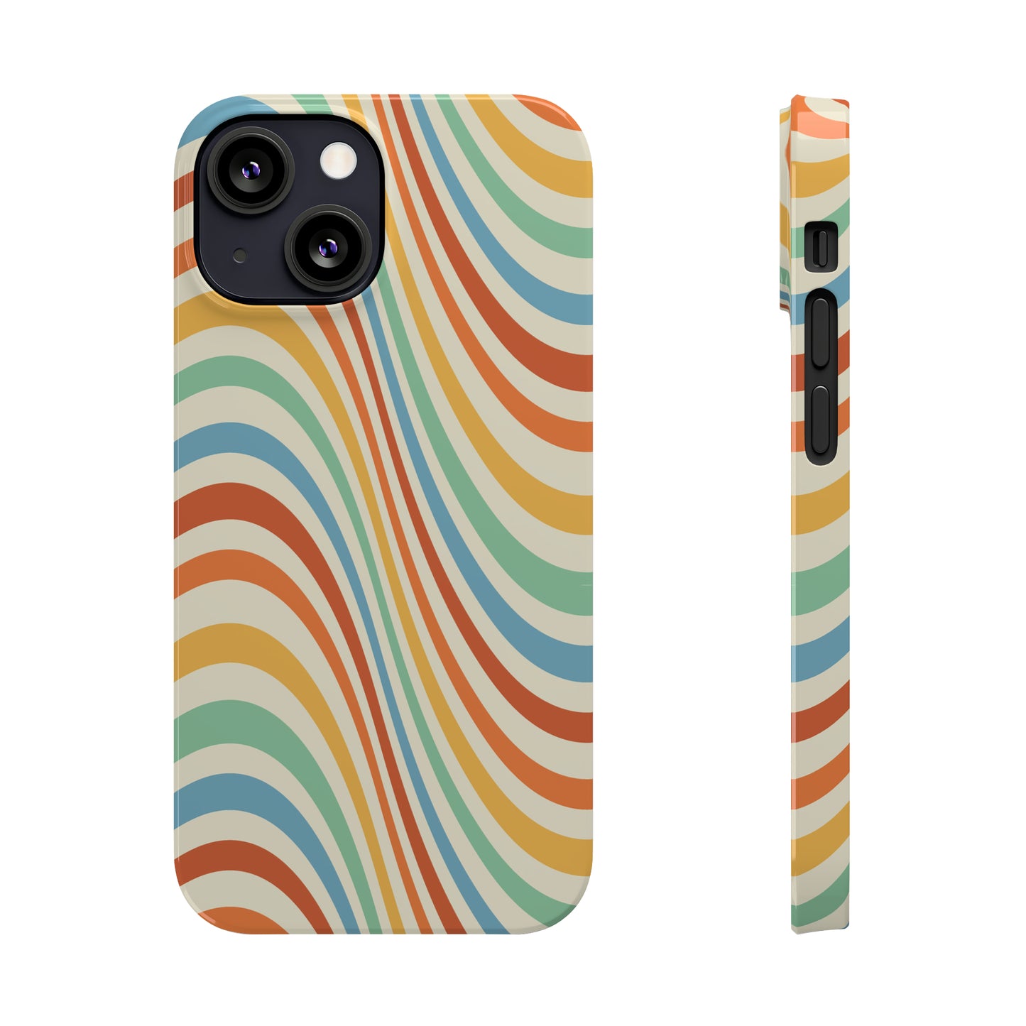 Retro Swirl Snap Case