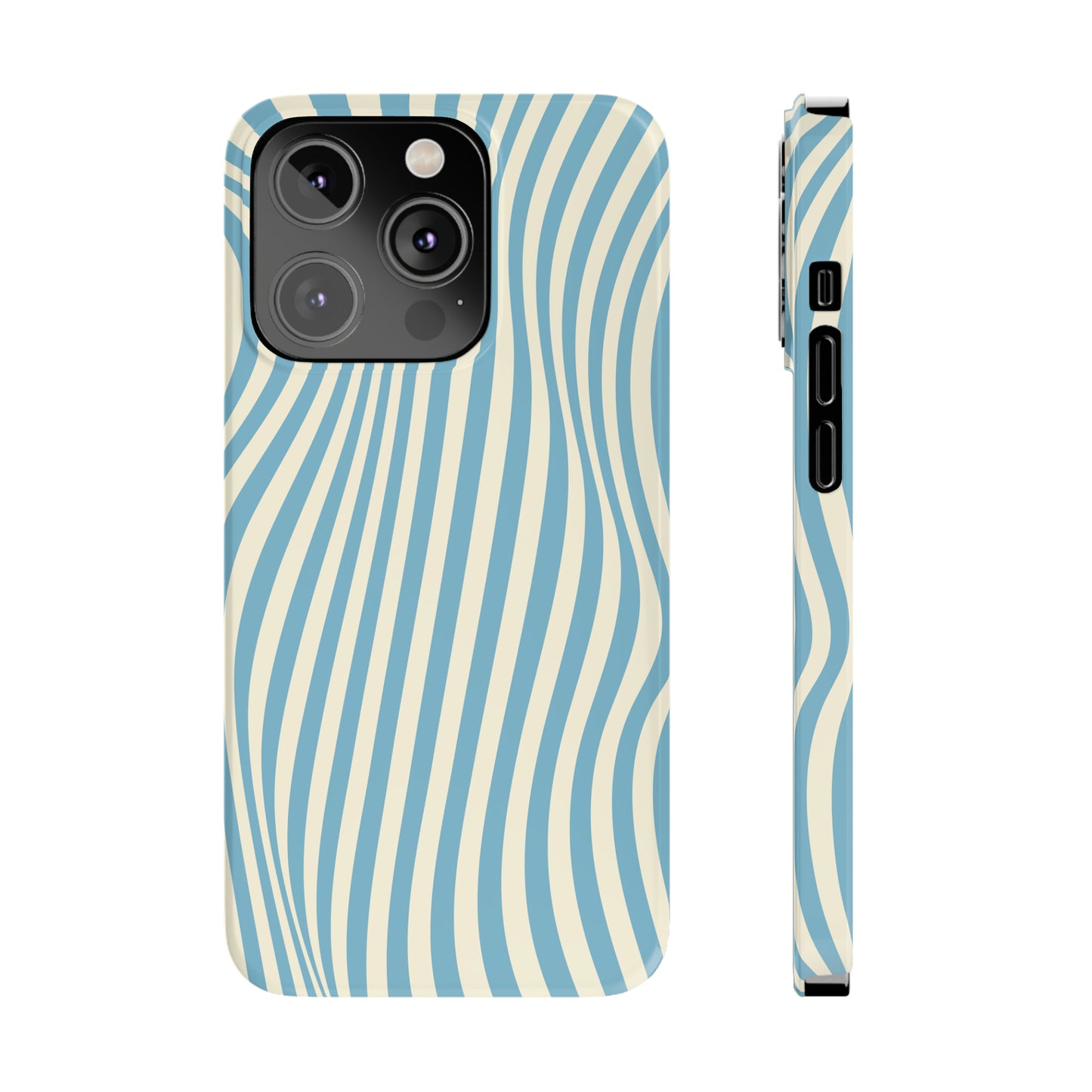 Aqua Swirl Snap Case