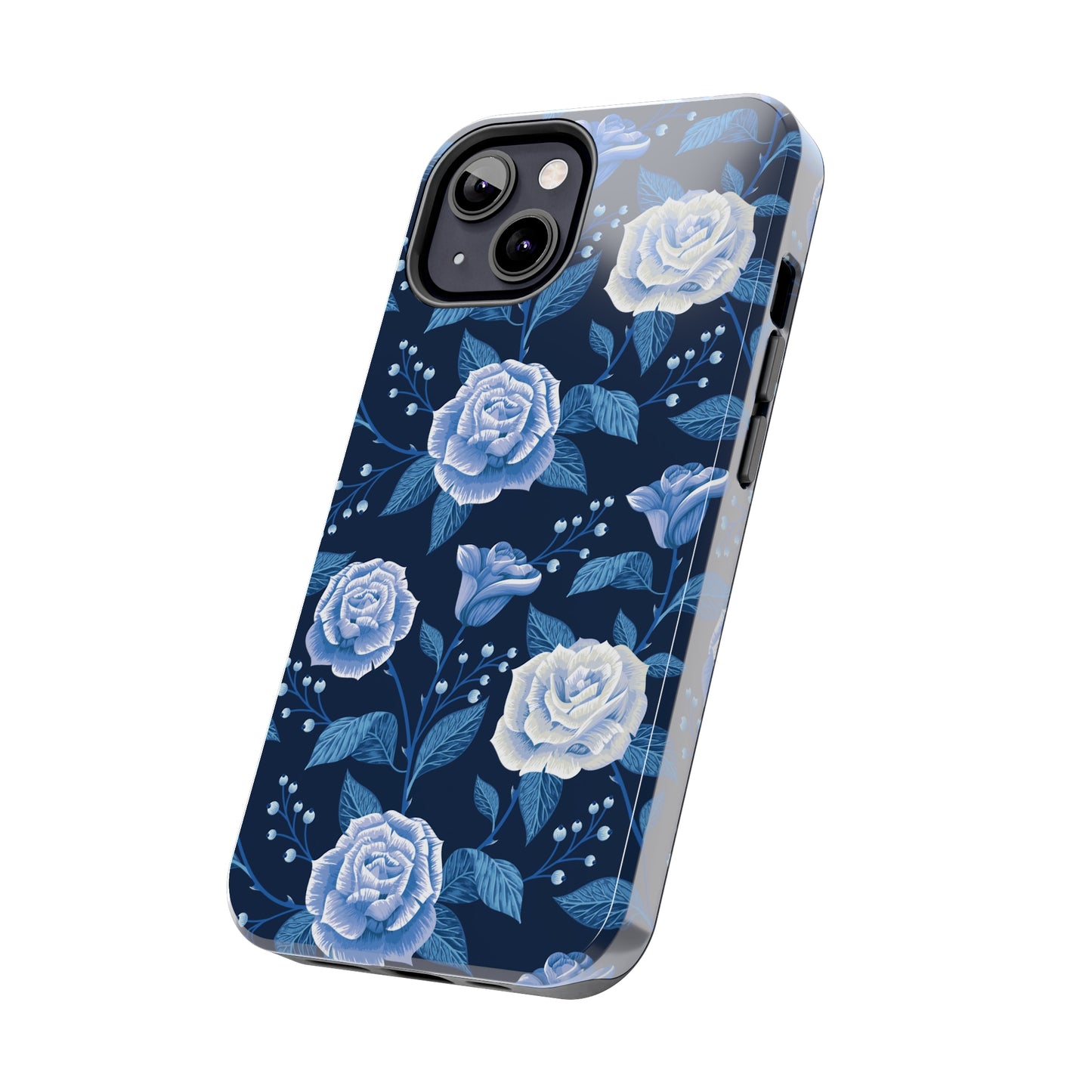 Midnight Rose Tough iPhone Case