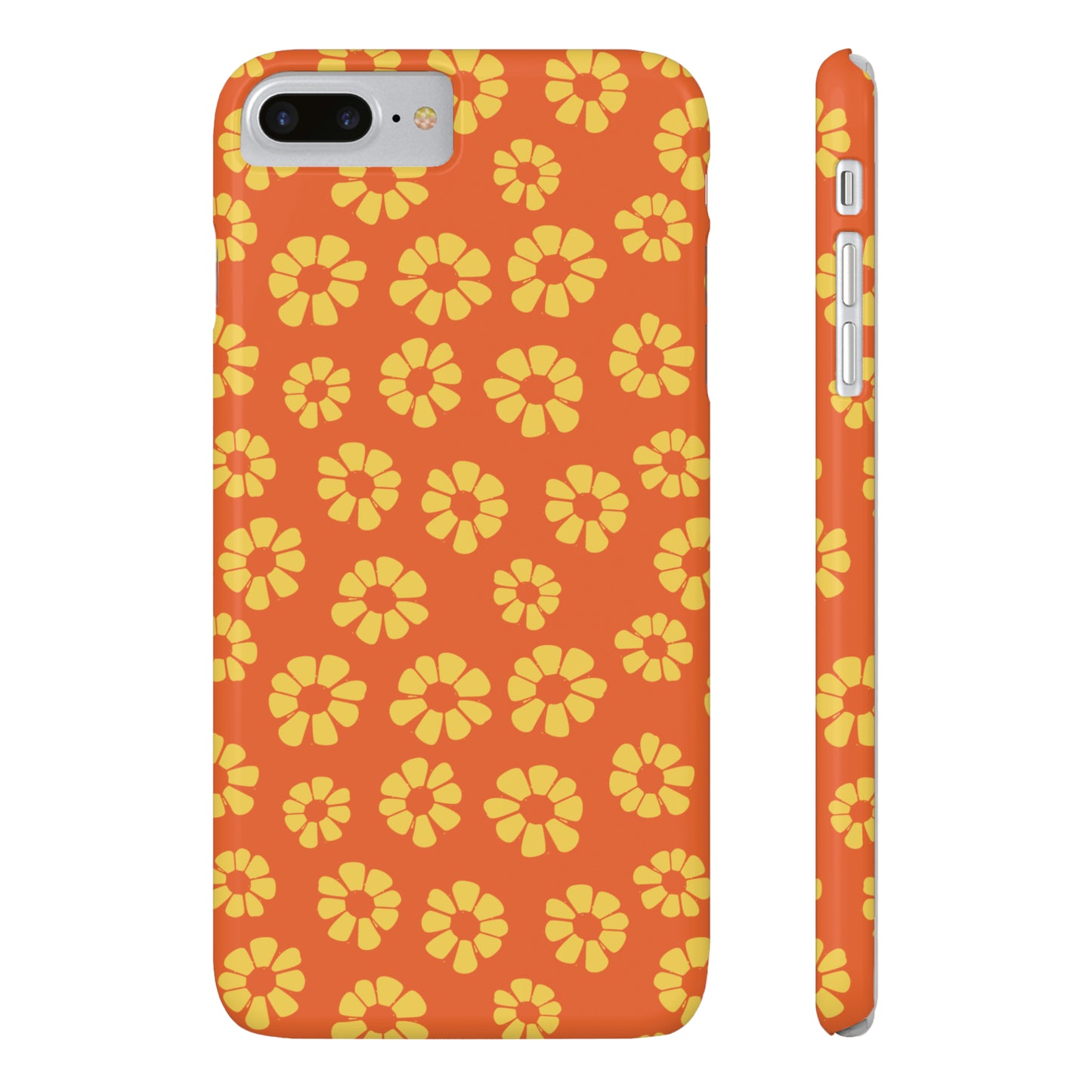 Maio laranja Pattern Snap Case