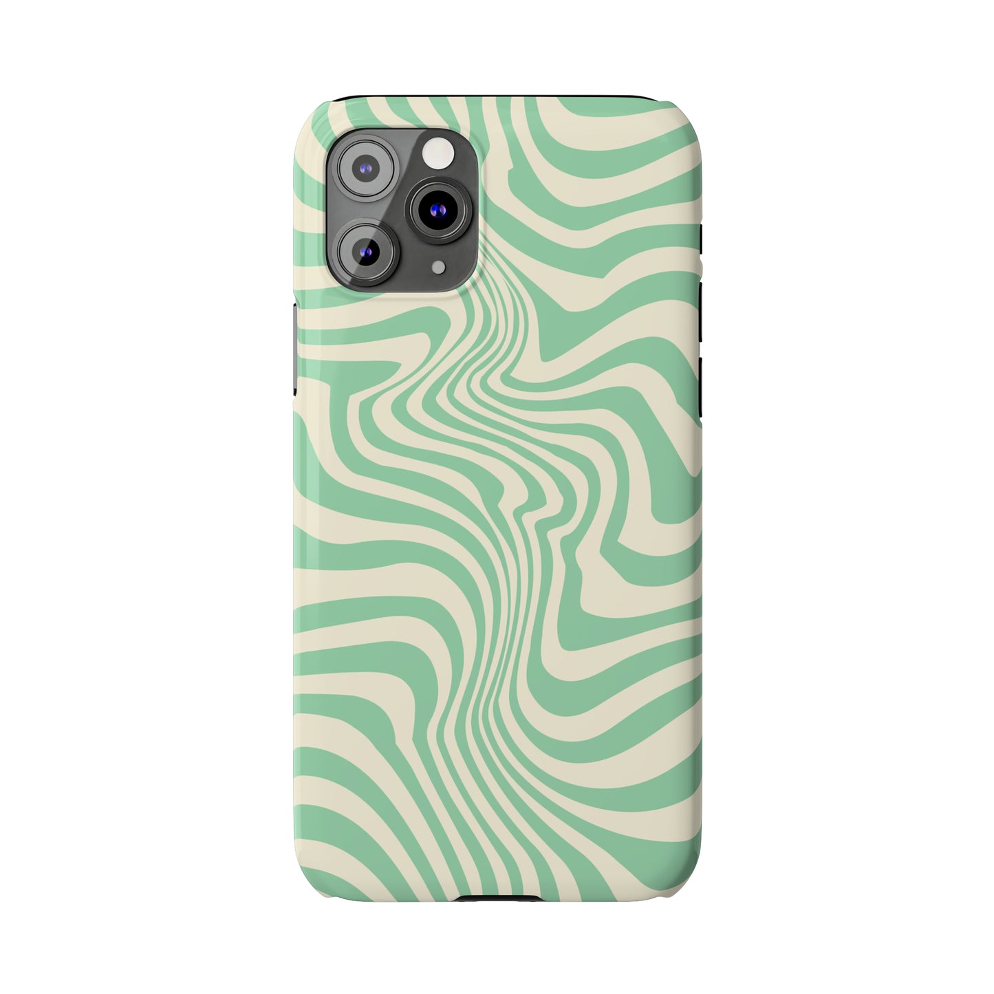 Pistachio Swirls Snap Case