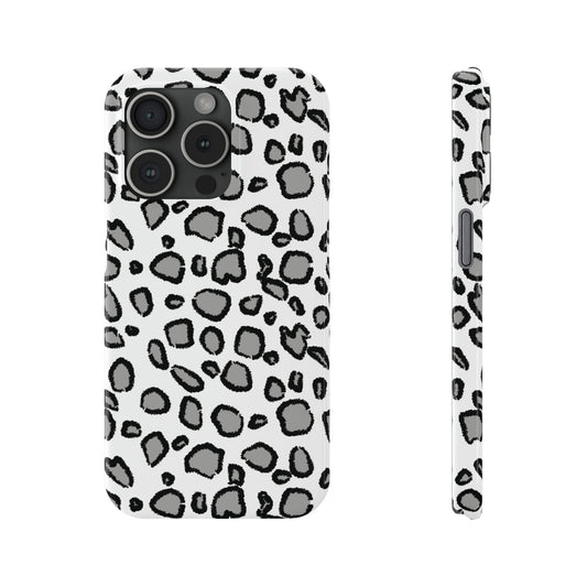 Snow Leopard Snap Case