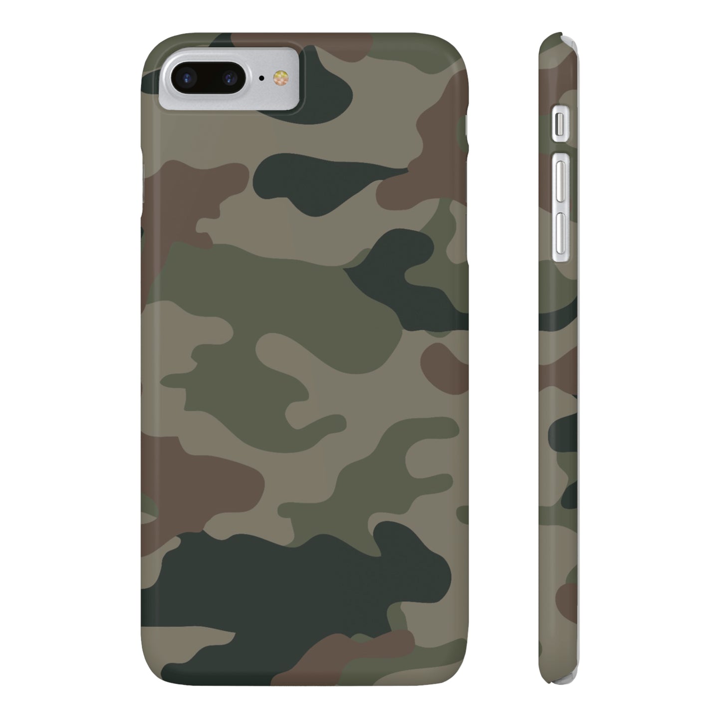 Dark Camouflage Snap Case