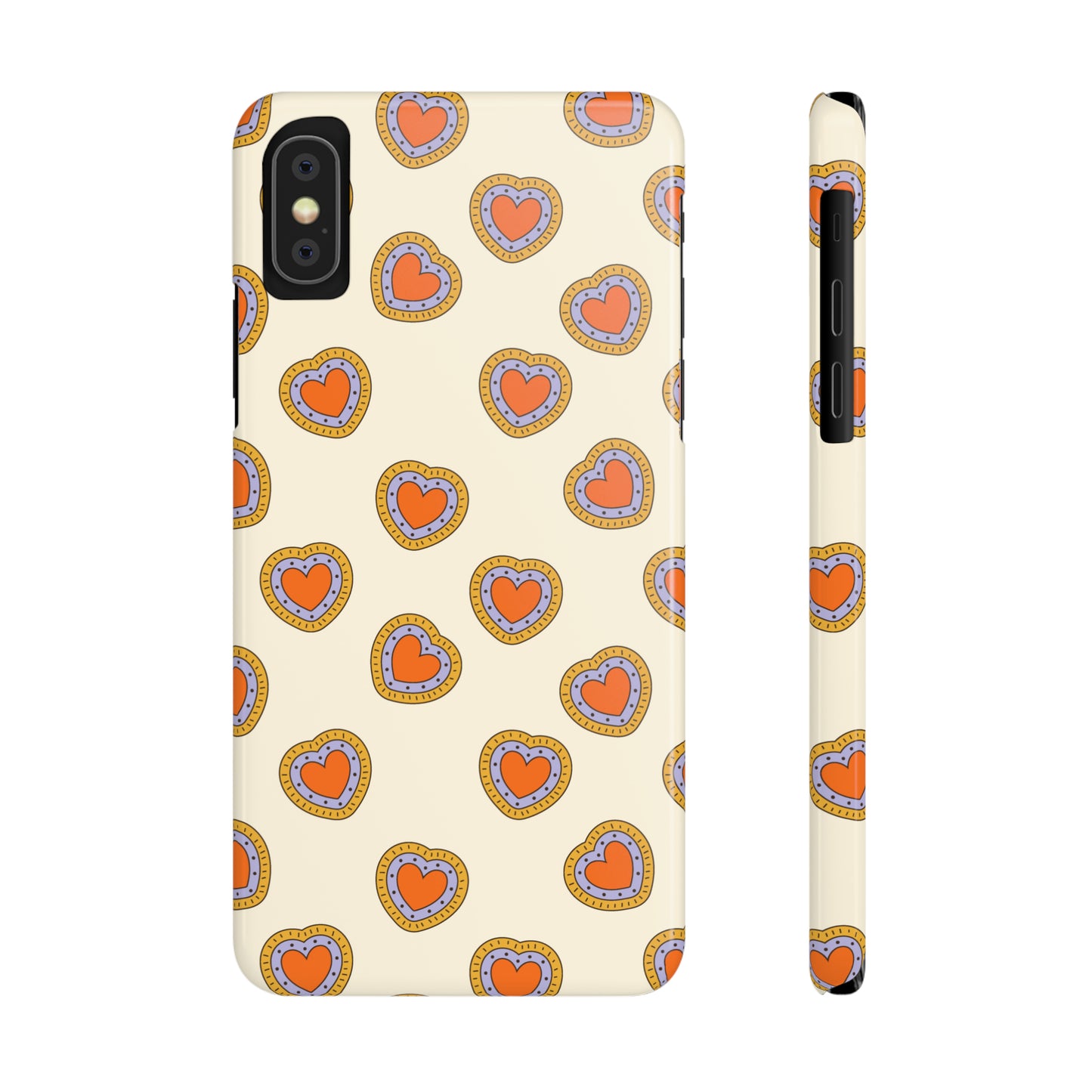 Groovy Heart Snap Case